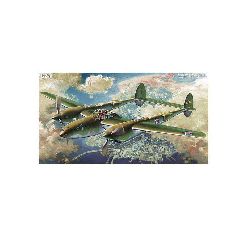Maquette d'avion en plastique P-38F LIGHTING GLACIER GIRL 1/48 Maquette d'avion en plastique P-38F LIGHTING GLACIER GIRL 1/48