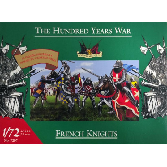 Figurine Chevaliers français 1/72 Accurate Figurine Chevaliers...
