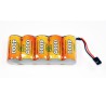 NIMH battery for radio-controlled device Pack RX 6.0V/AP-4000UV Futaba | Scientific-MHD