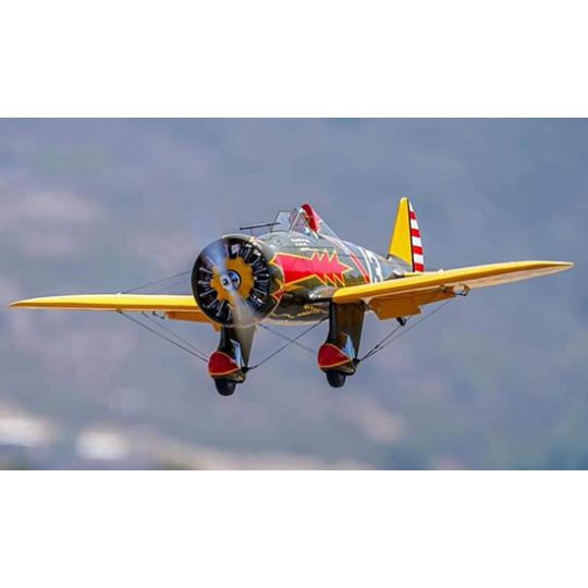 Avion thermique radiocommandé P-26A Peashooter 30cc ARF Avion thermique radiocommandé P-26A Peashooter 30cc ARF