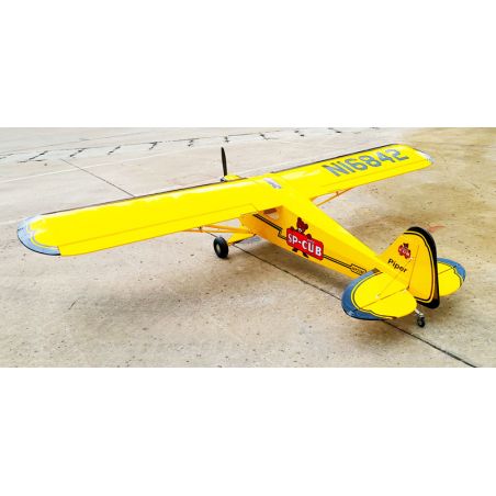 Funk -kontrollierte Thermalebene Piper J3 Cub 120 ARF