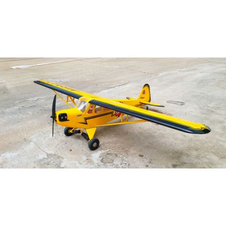 Funk -kontrollierte Thermalebene Piper J3 Cub 120 ARF