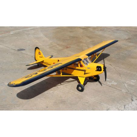 Funk -kontrollierte Thermalebene Piper J3 Cub 120 ARF