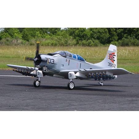 Skyraider 35-60cc ARF Gray Skyraider thermal airplane