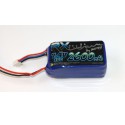Lipo battery for radio -controlled device Pack RX Lipo 7.4V/2600MAH JR | Scientific-MHD
