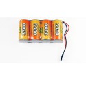 NIMH battery for radio controlled device Pack RX S 4.8V/AP-3300UV JR | Scientific-MHD