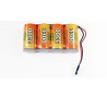 NIMH battery for radio controlled device Pack RX S 4.8V/AP-3300UV JR | Scientific-MHD