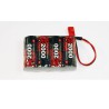 Accu NiMH pour appareil radiocommandé PACK Rx S 4.8V/EP-2000UV FUTABA