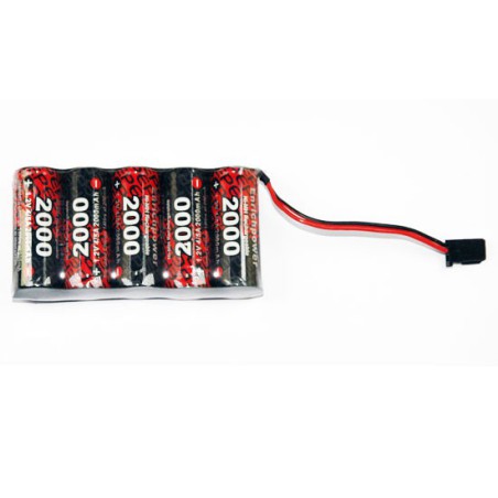 NIMH battery for radio-controlled device Pack RX S 6.0V/EP-2000UV Futaba | Scientific-MHD