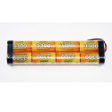 NIMH battery for radio controlled device TX 9.6V/AP-3300SC JR | Scientific-MHD