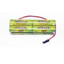 NIMH-Batterie für Funkgesteuerte Gerätepakete TX B 9.6V/AP-2500 JR Servo-Typ | Scientific-MHD