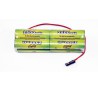 NIMH battery for radio controlled device Pack TX B 9.6V/AP-2500 JR Servo type | Scientific-MHD