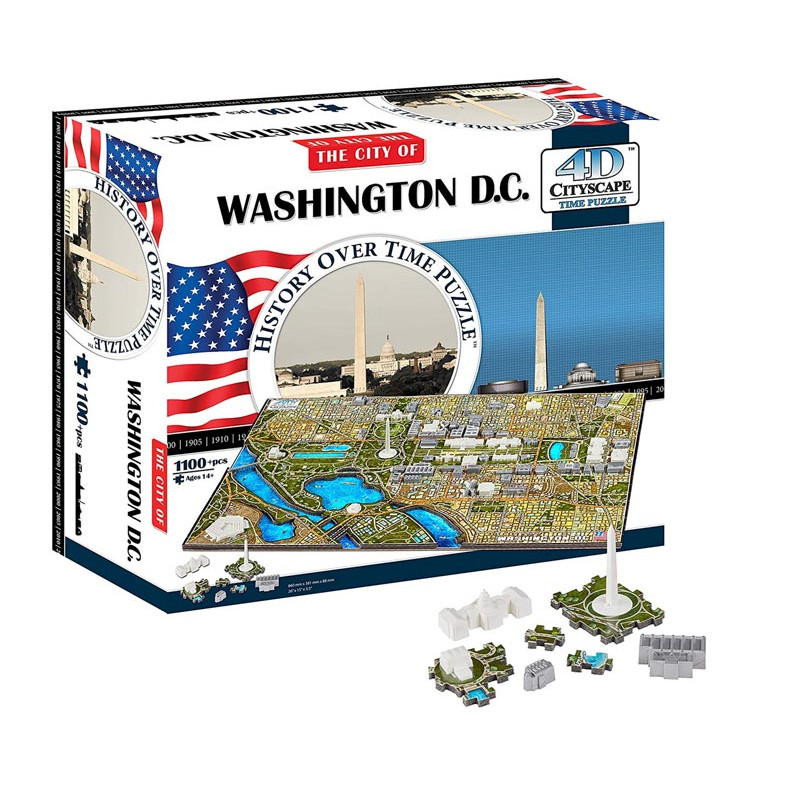 Jigsaw Puzzle Washington DC 4D Cityscape ScientificMHD
