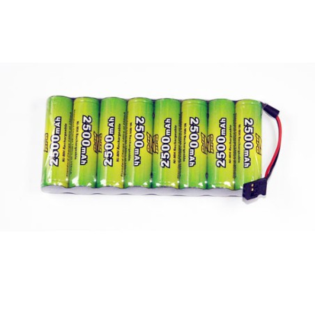 NIMH battery for radio controlled device TX S 9.6V/AP-2500 Futaba Type Servo | Scientific-MHD