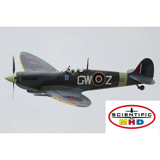 Avion électrique radiocommandé Spitfire PNP 1,6m ARF Avion électrique...