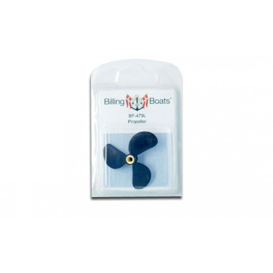 Accastillage de bateau Hélice tripale plastique gauche m4 50mm (1pc) Accastillage de bateau...