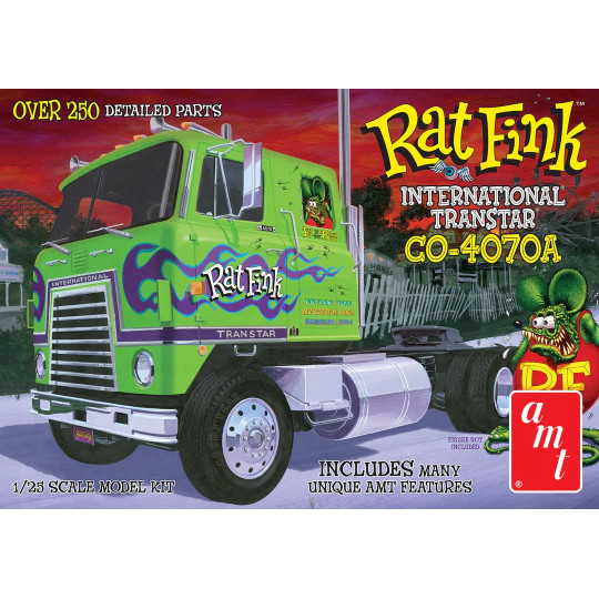 Plastikmodell des LKW International Transtar CO-4070A "Rat Fink" 1:25 Plastikmodell des LKW...