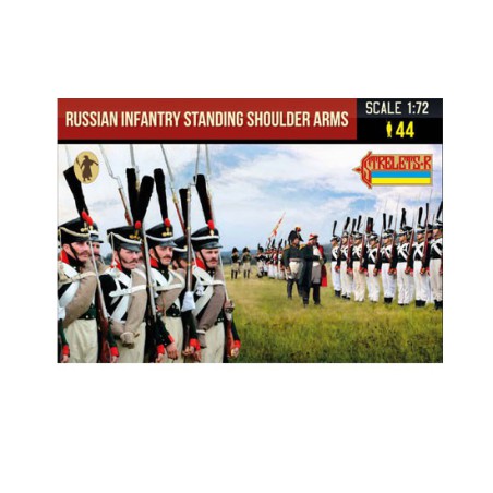 Russische Infanterie stehend Schulterarme 1/72 Figur | Scientific-MHD