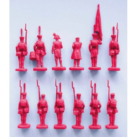 Figurine Russian Infantry Standing Shoulder Arms 1/72