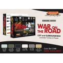 Acrylic painting set war on the road | Scientific-MHD
