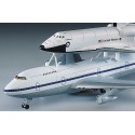 Maquette d'avion en plastique SHUTTLE & 747 CARRIER 1/288