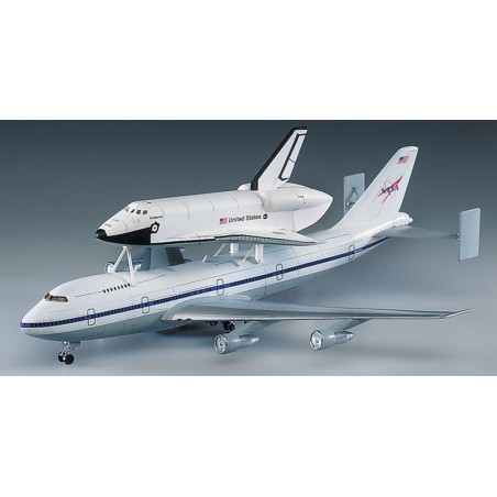 Maquette d'avion en plastique SHUTTLE & 747 CARRIER 1/288