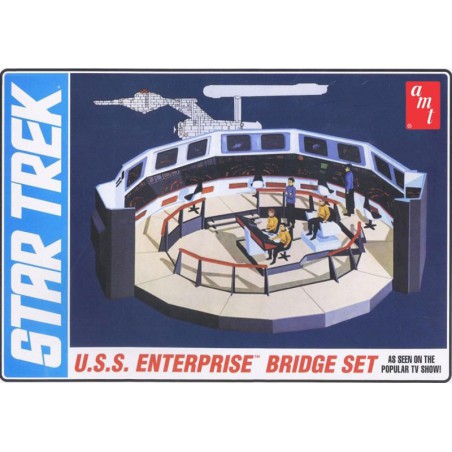 Modèle de science-fiction en plastique Star Trek USS Enterprise Bridge 1/32