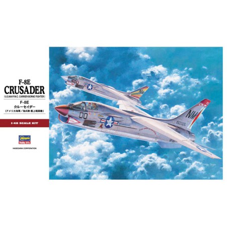 Maquette d'avion en plastique F-8E CRUSADER 1/48