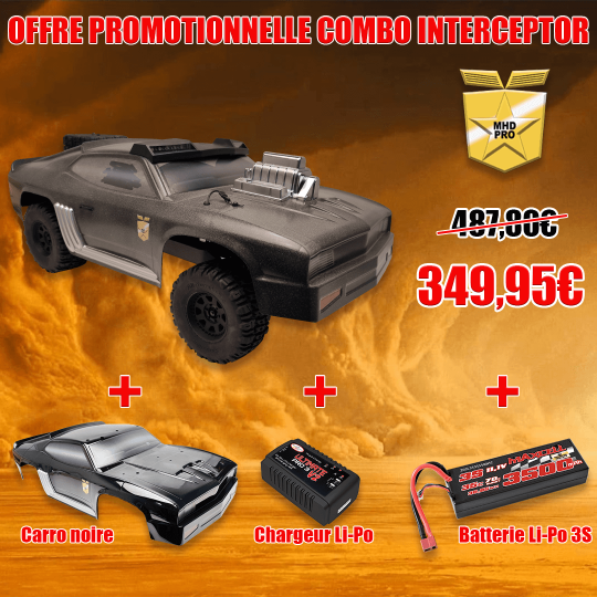 COMBO INTERCEPTOR 2 BODIES + EQUIPMENTS 1/10 COMBO INTERCEPTOR 2 BODIES...