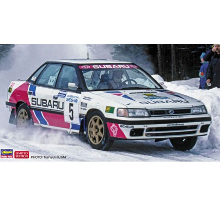 Maquette de voiture en plastique SUBARU LEGACY RALLY 1/24