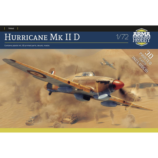 Maquette d’avion en plastique Hurricane MK II D 1:72 Maquette d’avion en...