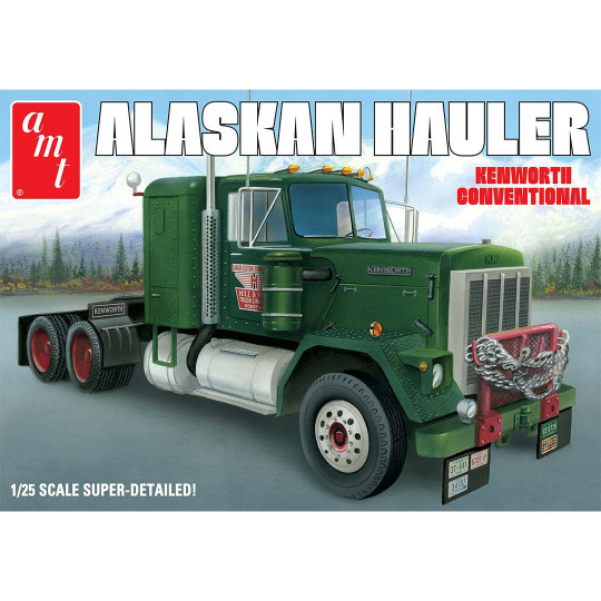 Maquette de camion en plastique ALASKAN HAULER Kenworth 1:25 Maquette de camion en...