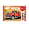 Maquette de camion en plastique White Western Star Semi tractor Coca-Cola 1/25