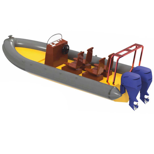 Bateau Statique Zodiac 1:50 Bateau Statique Zodiac 1:50