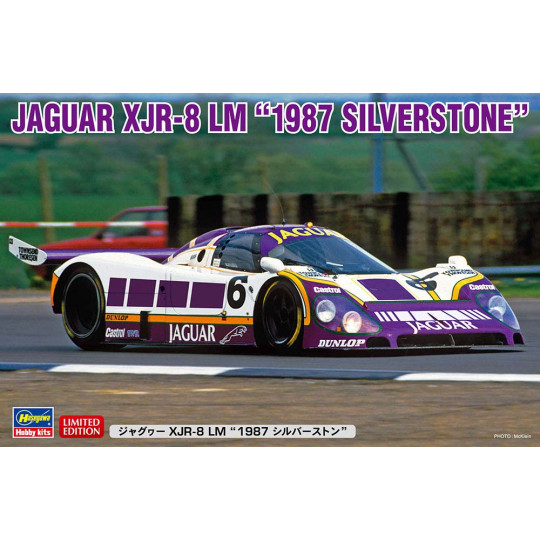 Maquette plastique de voiture Jaguar XJR-8 LM « Silverstone 1987 » 1:24 Maquette plastique de...