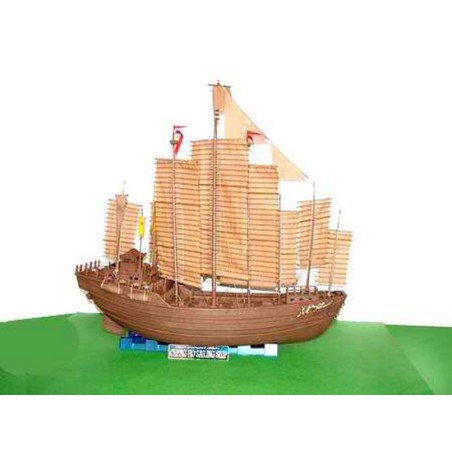 Maquette de Bateau en plastique Jonque Chinoise 1/72