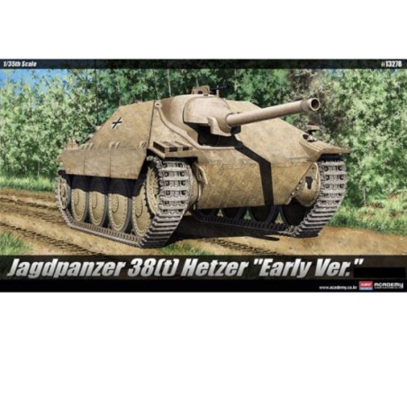 38t Hetzer Early 1/35 plastic tank model | Scientific-MHD