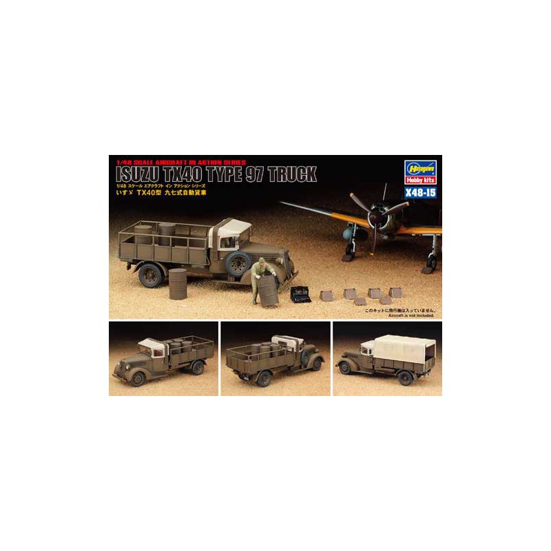 Maquette de camion en plastique ISUZU TX40 TYPE 97 TRUCK 1/48