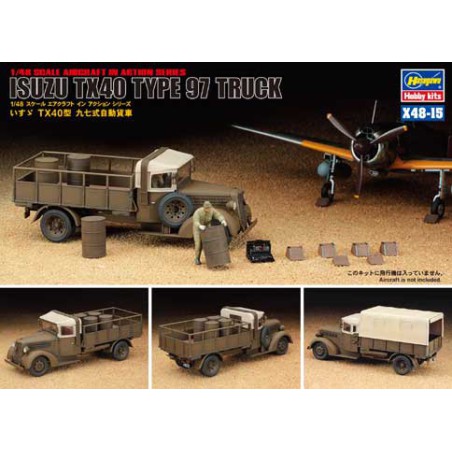 Plastic truck model isuzu tx40 type 97 truck 1/48 | Scientific-MHD