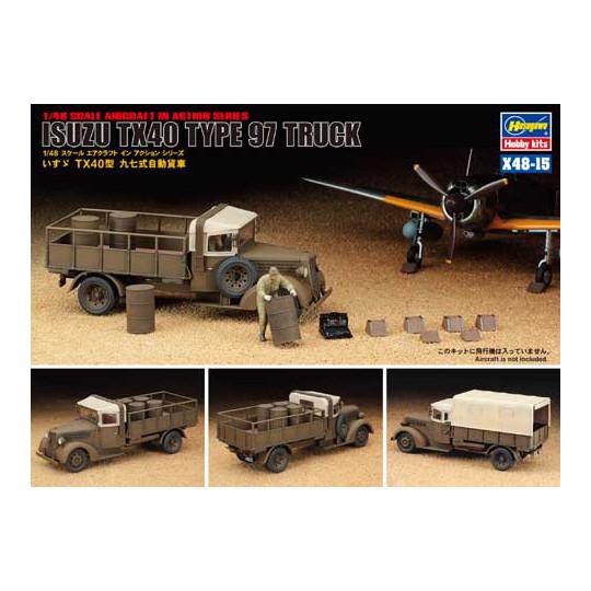Maquette de camion en plastique ISUZU TX40 TYPE 97 TRUCK 1/48 Maquette de camion en plastique ISUZU TX40 TYPE 97 TRUCK 1/48