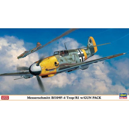 BF109F Plastikflugzeugmodell zu viel/r1 mit Waffe 1/48 | Scientific-MHD