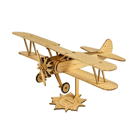 Kit Avion En Bois X15 à Assembler Et Décorer – Modèle Naturel, Bricolage Enfant, Décoration Bureau