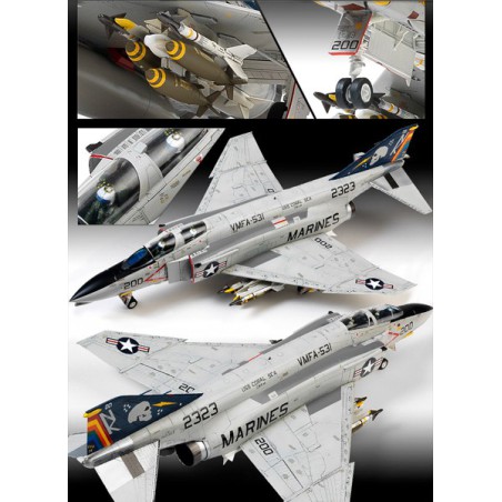 F-4B plastic plane model/n Gray Ghosts 1/48 | Scientific-MHD