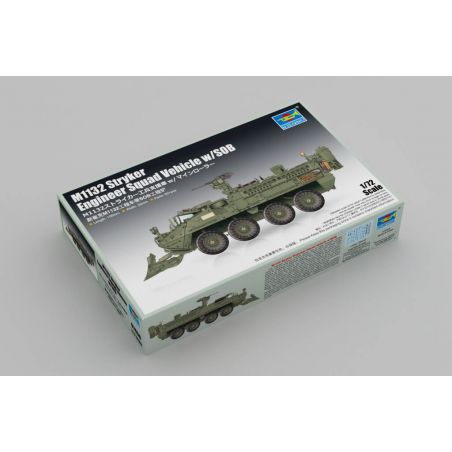 Plastic Model of M1132 Armored Truck with Blade 1:72