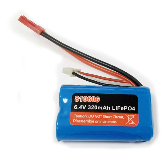 Part for speed boats Battery 6,4V 320mAh LiFePo4 Micro Magic Vee V6 and Micro Magic Cat V6 Part for speed boats...