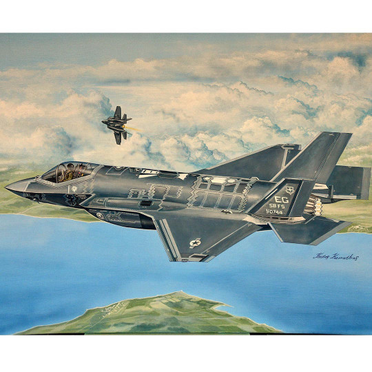 Plastikmodell des Flugzeugs F-35A Lightning II 1:32 Plastikmodell des Flugzeugs...