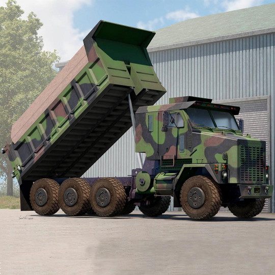 Plastikmodell eines amerikanischen Militär-Kipplasters M1070 1:35 Plastikmodell eines...