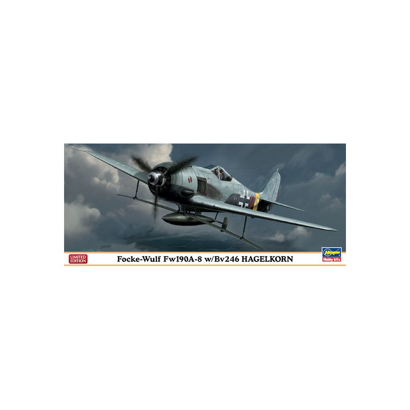 Maquette d'avion en plastique Fw190A-8 w/Bv2461/72