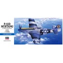 Maquette d'avion en plastique P-51D Mustang 1/72