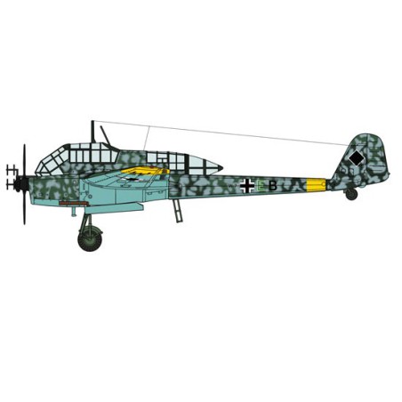 Focke-Wulf FW189A Flugzeugebene Modell | Scientific-MHD